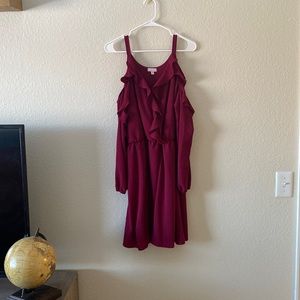 Cold shoulder dress